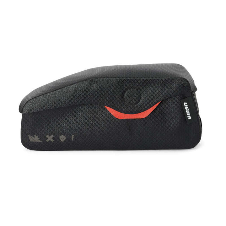 USWE Top Tube Bag (Zippered) - Black - Bull Strap