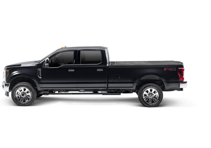 UnderCover 17-20 Ford F-250/F-350 6.8ft Armor Flex Bed Cover - Black Textured - Bull Strap