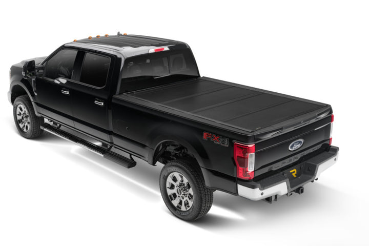 UnderCover 17-20 Ford F-250/F-350 6.8ft Armor Flex Bed Cover - Black Textured - Bull Strap