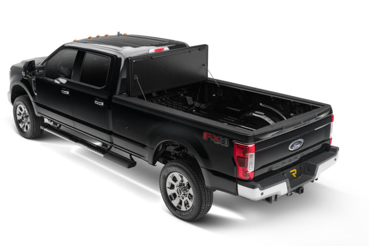 UnderCover 17-20 Ford F-250/F-350 6.8ft Armor Flex Bed Cover - Black Textured - Bull Strap