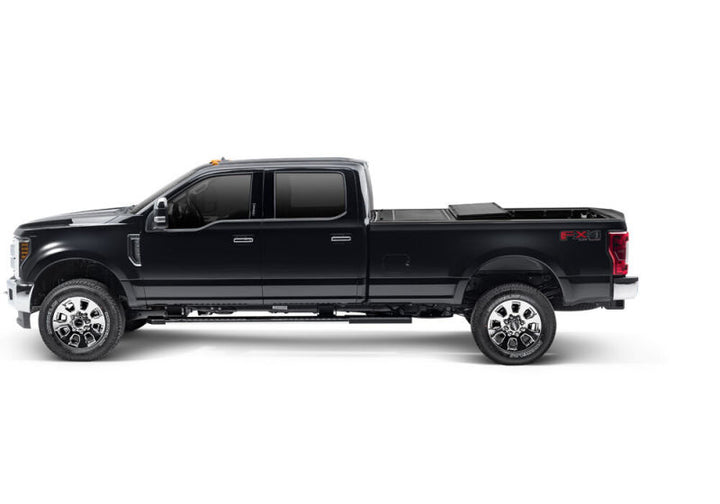 UnderCover 17-20 Ford F-250/F-350 6.8ft Armor Flex Bed Cover - Black Textured - Bull Strap