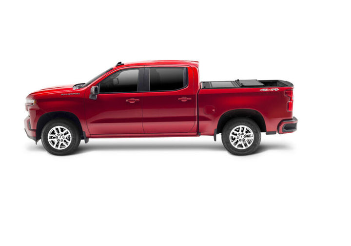 UnderCover 19-20 Chevy Silverado 1500 (w/ or w/o MPT) 5.8ft Flex Bed Cover - Bull Strap