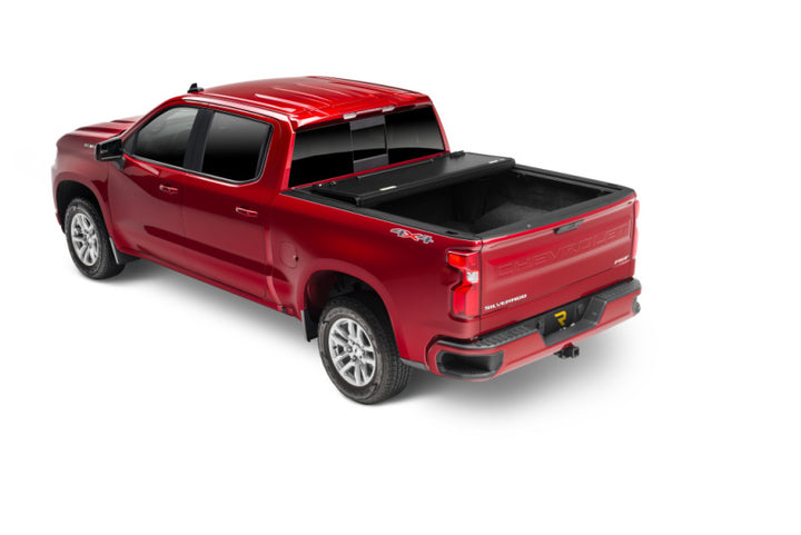 UnderCover 19-20 Chevy Silverado 1500 (w/ or w/o MPT) 5.8ft Flex Bed Cover - Bull Strap