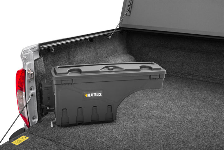 UnderCover 2022 Nissan Frontier Ext/Crew All Beds Drivers Side Swing Case - Black Smooth - Bull Strap