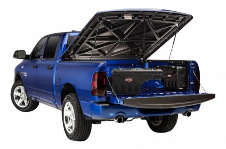 UnderCover 2022 Nissan Frontier Ext/Crew All Beds Drivers Side Swing Case - Black Smooth - Bull Strap
