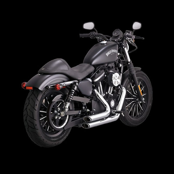 Vance & Hines 18-22 Harley Davidson Softail Shortshots Staggered PCX Full System Exhaust - Bull Strap