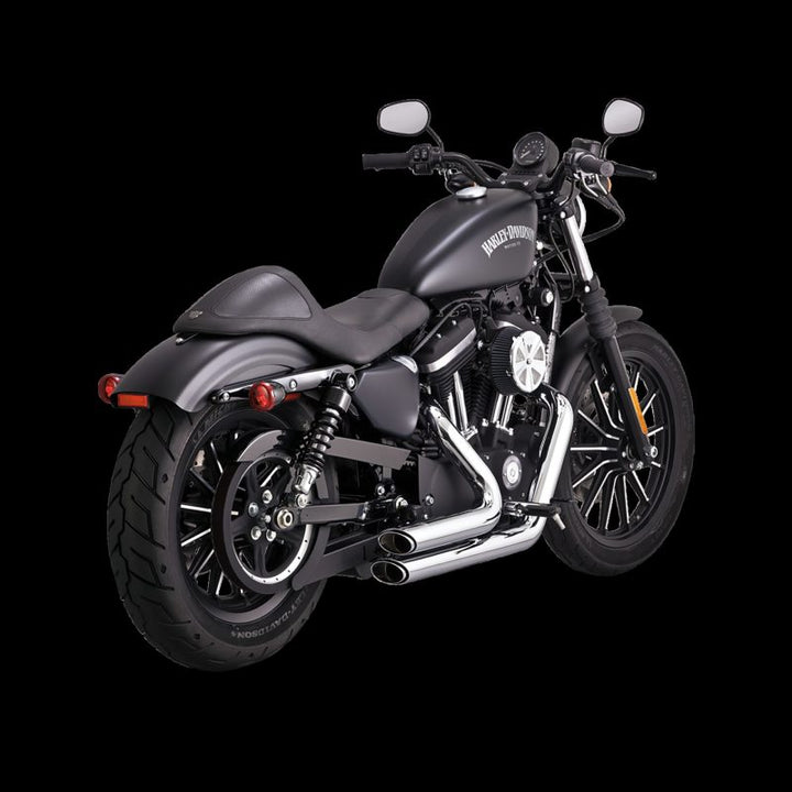 Vance & Hines 18-22 Harley Davidson Softail Shortshots Staggered PCX Full System Exhaust - Bull Strap