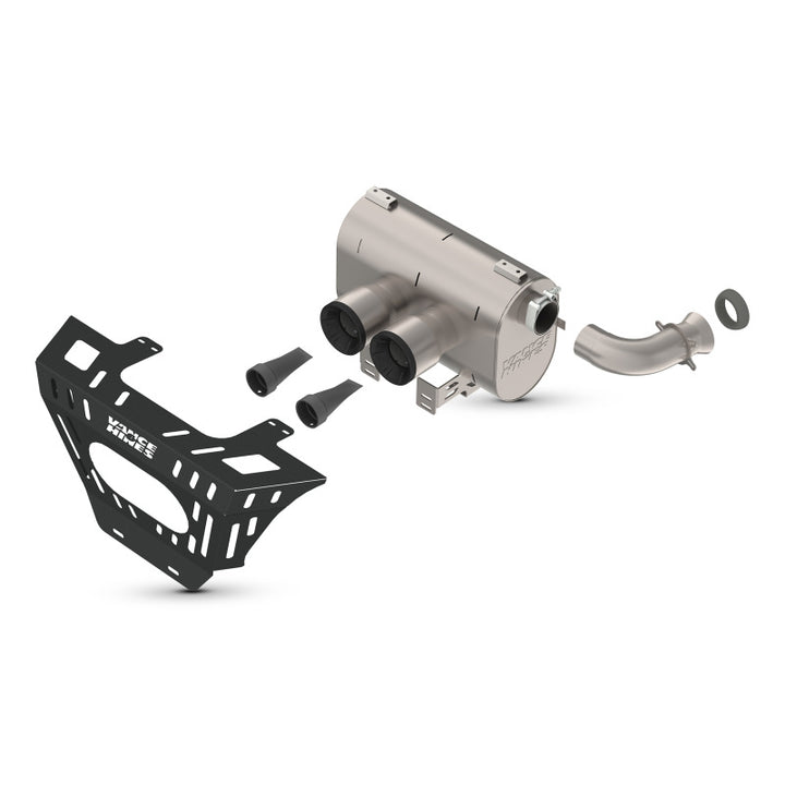 Vance & Hines CAN AM Can-Am Maverick X3 S/O SS Slip-On Exhaust - Bull Strap
