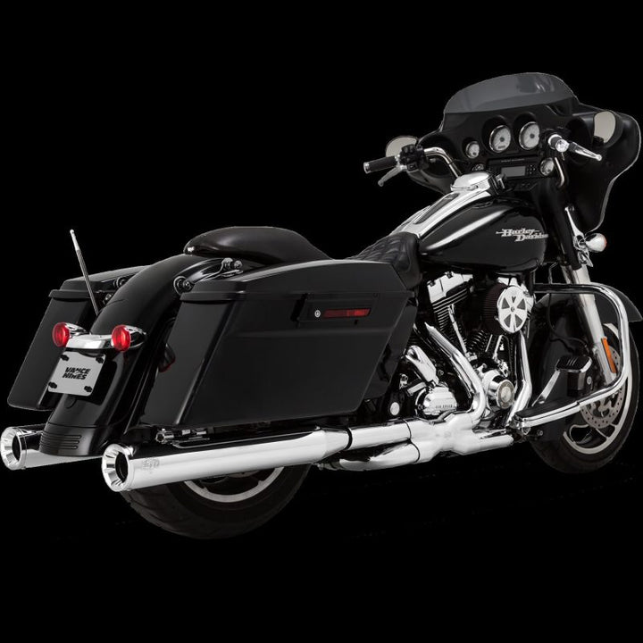 Vance & Hines HD Dresser 95-16 Eliminator 400 S Slip-On Exhaust - Bull Strap