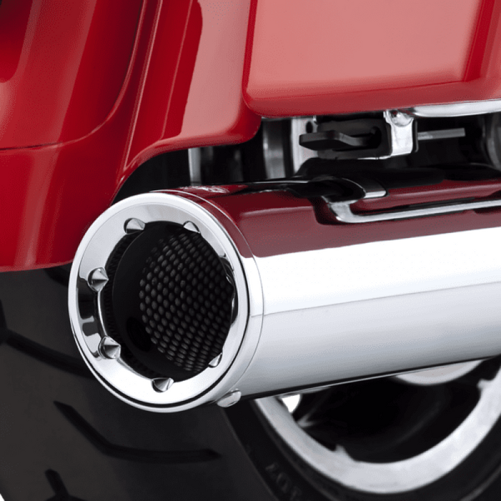 Vance & Hines HD Dresser 95-16 Hi-Output S/OS C Slip-On Exhaust - Bull Strap