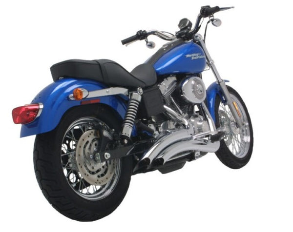 Vance & Hines HD Dyna 91-05 Big Radius Full System Exhaust - Bull Strap