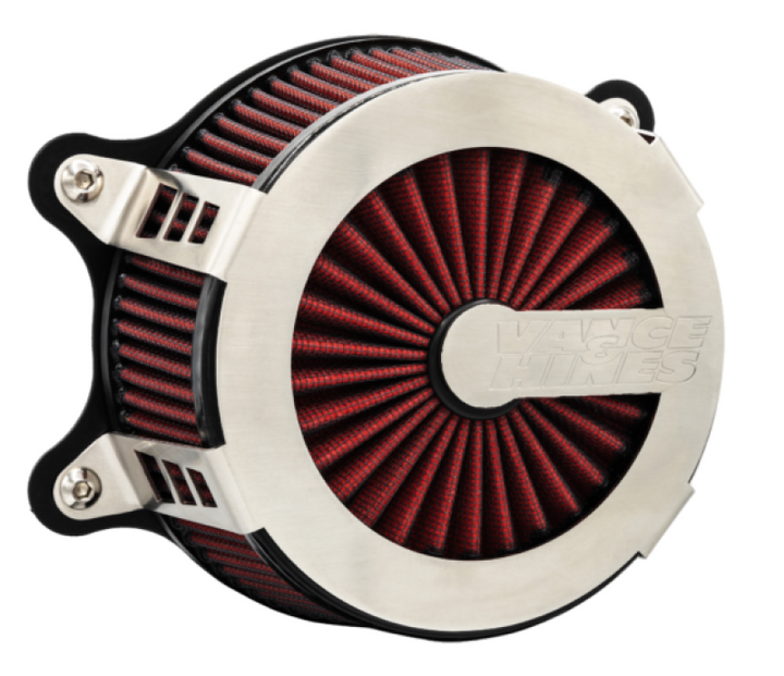 Vance & Hines HD Touring 08-16 Cage Fighter Air Intake - Bull Strap