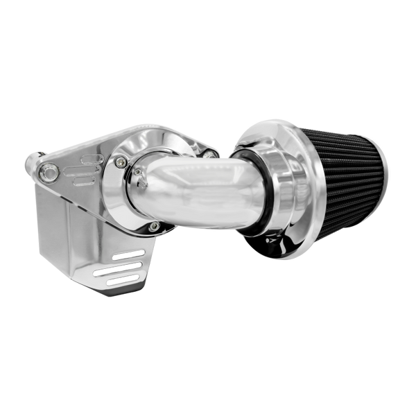 Vance & Hines HD Touring 08-16 VO2 Falcon Intake Chrome - Bull Strap
