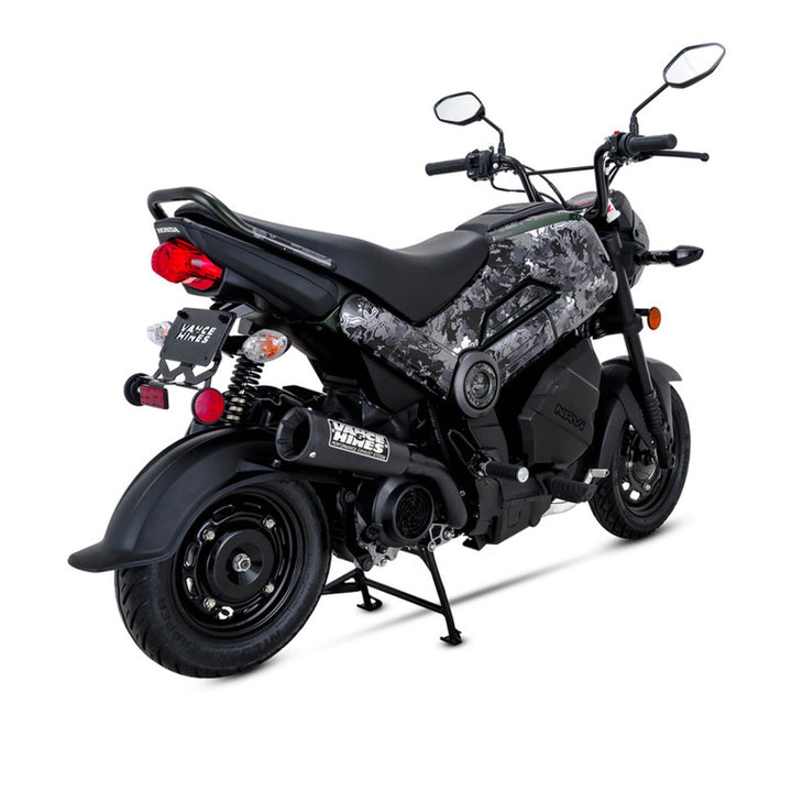 Vance & Hines HONDA 17-22 Navi Upswp Exh Black Slip-On Exhaust - Bull Strap