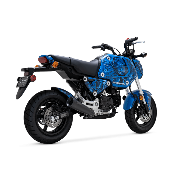 Vance & Hines HONDA 2022 Grom S/O Black Slip-On Exhaust - Bull Strap