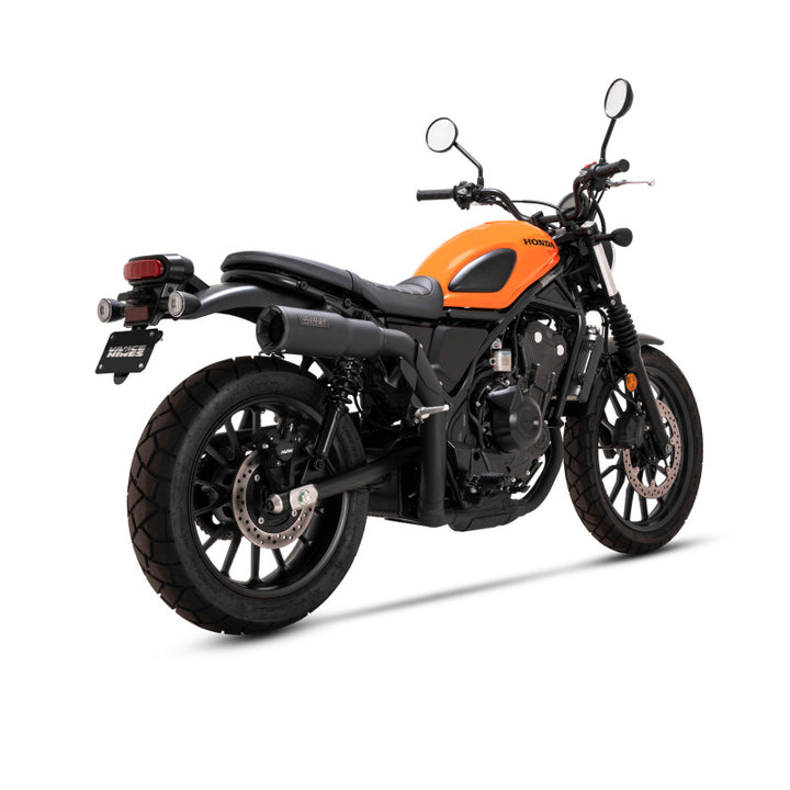 Vance & Hines Honda Cl500 Scrmblr HO S/O Black Slip-On Exhaust - Bull Strap