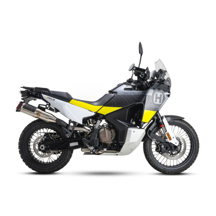 Vance & Hines KTM 790/890 Adventure / Husqvarna Norden 901 Adventure Hi-Output 450 Slip-on Exhaust - Bull Strap