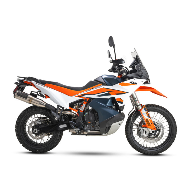 Vance & Hines KTM 790/890 Adventure / Husqvarna Norden 901 Adventure Hi-Output 450 Slip-on Exhaust - Bull Strap