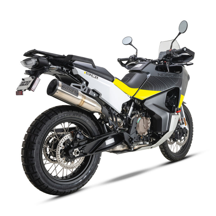 Vance & Hines KTM 790/890 Adventure / Husqvarna Norden 901 Adventure Hi-Output 450 Slip-on Exhaust - Bull Strap
