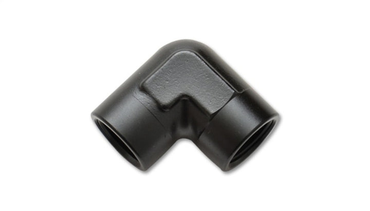 Vibrant 1/8in NPT 90 Degree Female Pipe Coupler Fitting - Bull Strap