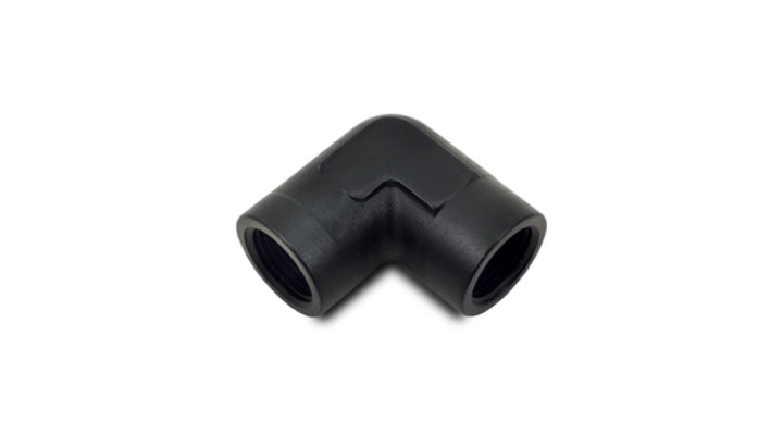 Vibrant 1/8in NPT 90 Degree Female Pipe Coupler Fitting - Bull Strap