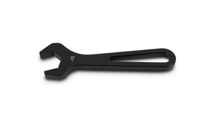 Vibrant -10AN Aluminum Wrench - Anodized Black (individual retail packaged) - Bull Strap