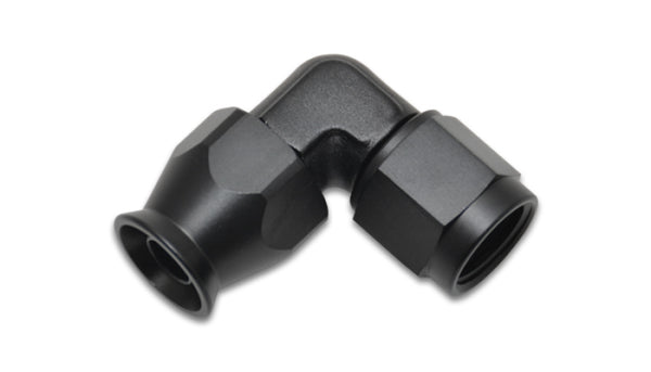 Vibrant -10AN Forged Aluminum Non Swivel Hose End for PTFE Lined Hose - Bull Strap