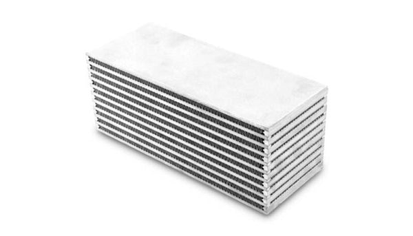 Vibrant 10in W x 4in H x 4in Thick Water to Air Intercooler Core - Bull Strap