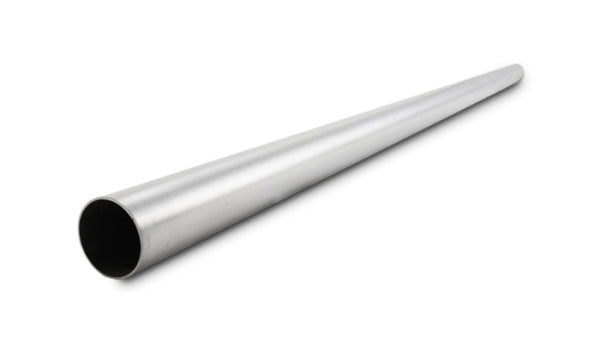 Vibrant 2.5in O.D. T304 SS Straight Tubing (16 ga) - 5 foot length - Bull Strap