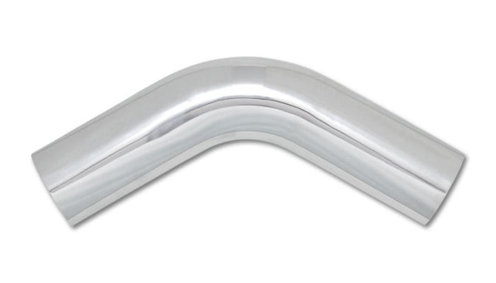 Vibrant 2.5in O.D. Universal Aluminum Tubing (60 degree Bend) - Polished - Bull Strap