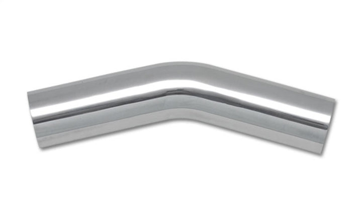 Vibrant 2.75in O.D. Universal Aluminum Tubing (30 degree Bend) - Polished - Bull Strap