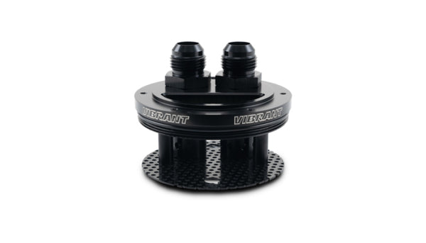 Vibrant 2-Port Catch Can Lid Assembly - Bull Strap