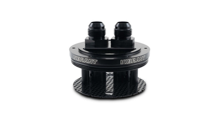 Vibrant 2-Port Catch Can Lid Assembly - Bull Strap