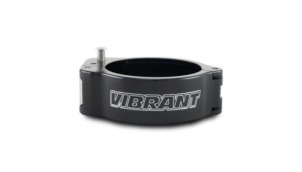Vibrant 2in O.D. Aluminized HD 2.0 Clamp - Anodized Black (Clamp Only) - Bull Strap