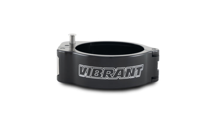Vibrant 2in O.D. Aluminized HD 2.0 Clamp - Anodized Black (Clamp Only) - Bull Strap