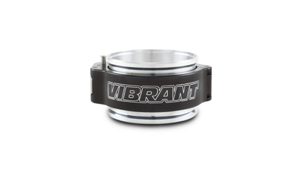 Vibrant 2in O.D. Aluminized HD 2.0 Clamp Assembly - Anodized Black - Bull Strap
