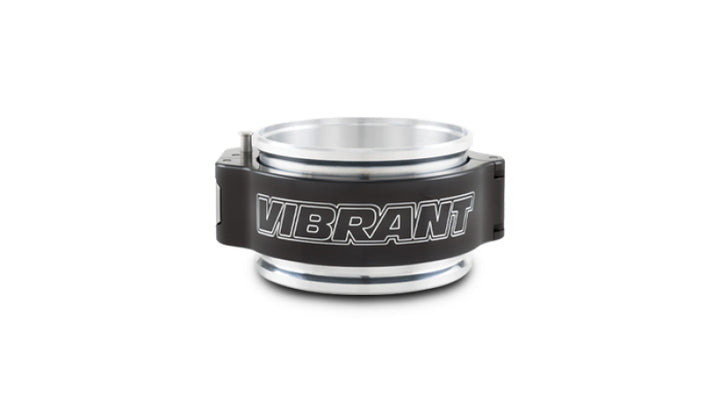 Vibrant 2in O.D. Aluminized HD 2.0 Clamp Assembly - Anodized Black - Bull Strap