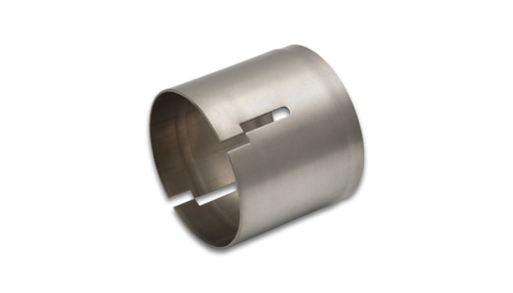 Vibrant 3.00in OD Gr 1 Titanium Slip Fit Sleeve - Bull Strap