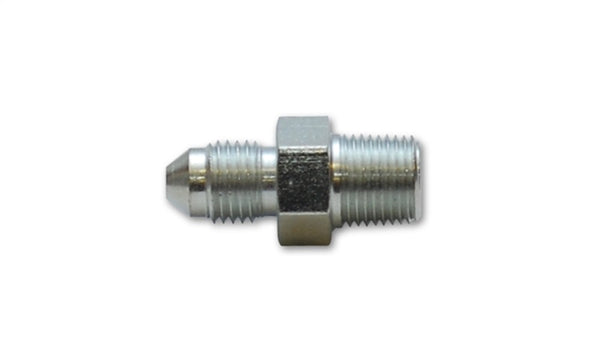 Vibrant -3AN to 1/8in NPT Straight Adapter Fitting - Steel - Bull Strap
