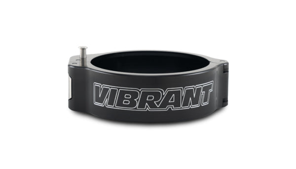 Vibrant 3in O.D. Aluminized HD 2.0 Clamp - Anodized Black (Clamp Only) - Bull Strap