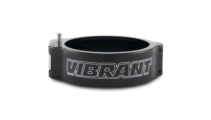 Vibrant 3in O.D. Aluminized HD 2.0 Clamp - Anodized Black (Clamp Only) - Bull Strap