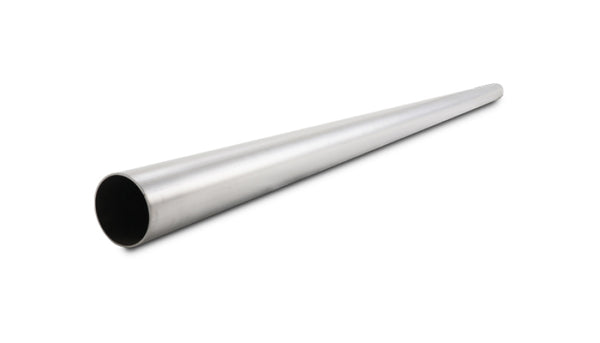 Vibrant 3in OD 304 Stainless Steel Brushed Straight Tubing - Bull Strap