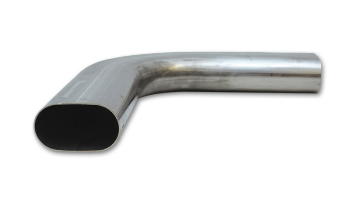 Vibrant 3in Oval (Nominal Size) T304 SS 90 deg Mandrel Bend 6in x 6in leg lengths - Bull Strap