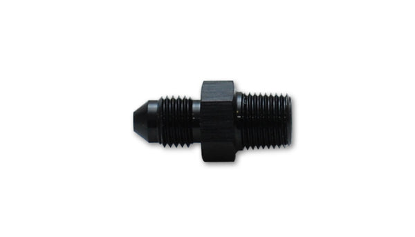 Vibrant -4 AN to 1/16in NPT Straight Adapter Fittings - Aluminum - Bull Strap