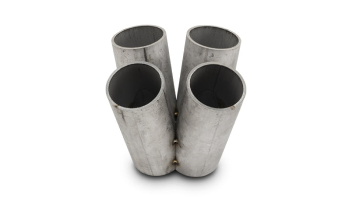 Vibrant 4 into 1 SS Turbo Mani Collector for All T4 in Flange 48mm Pipe OD 4.75in tall 78mmx64mm out - Bull Strap