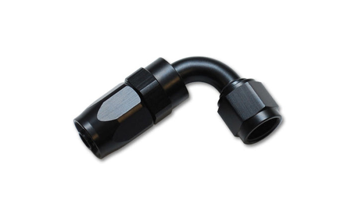 Vibrant -4AN 90 Degree Elbow Hose End Fitting - Bull Strap