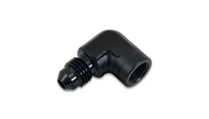 Vibrant -4AN to 1/8in NPT 90 Degree Adapter Fitting - Bull Strap