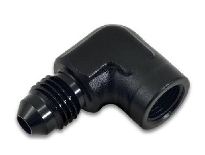 Vibrant -4AN to 1/8in NPT 90 Degree Adapter Fitting - Bull Strap