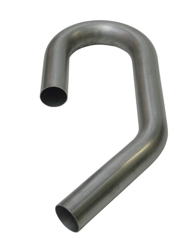 Vibrant 4in OD T304 SS 15 Deg Mandrel Bend 5in Leg Length (6in Centerline Radius) - Bull Strap