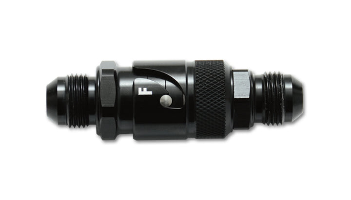Vibrant -6 Quick Release Fitting with Viton Seal - Aluminum - Bull Strap